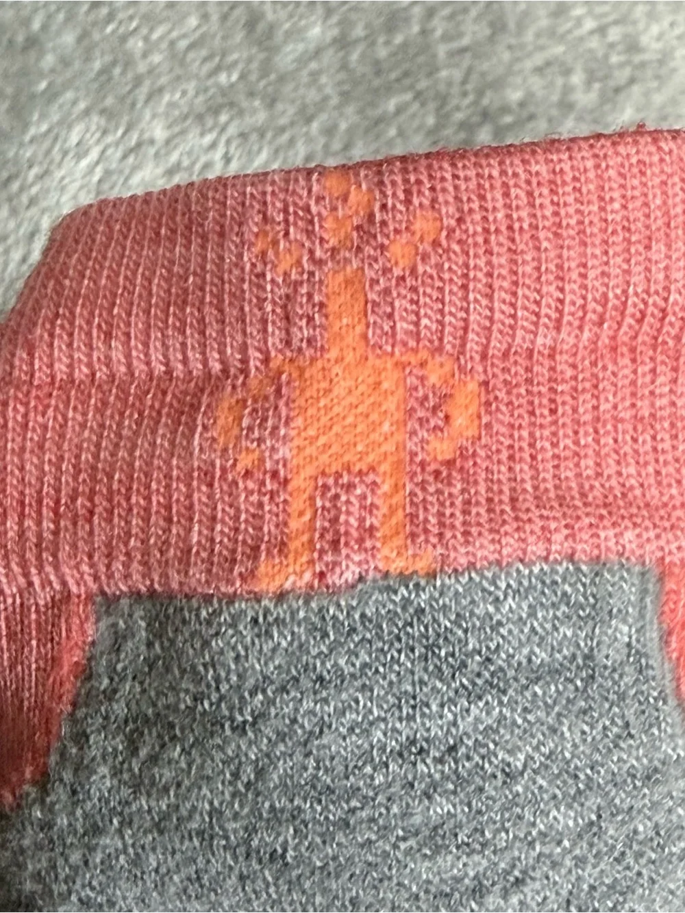 Smartwool Women’s Coral Gray Merino Wool Hiking Ankle Socks Outdoor